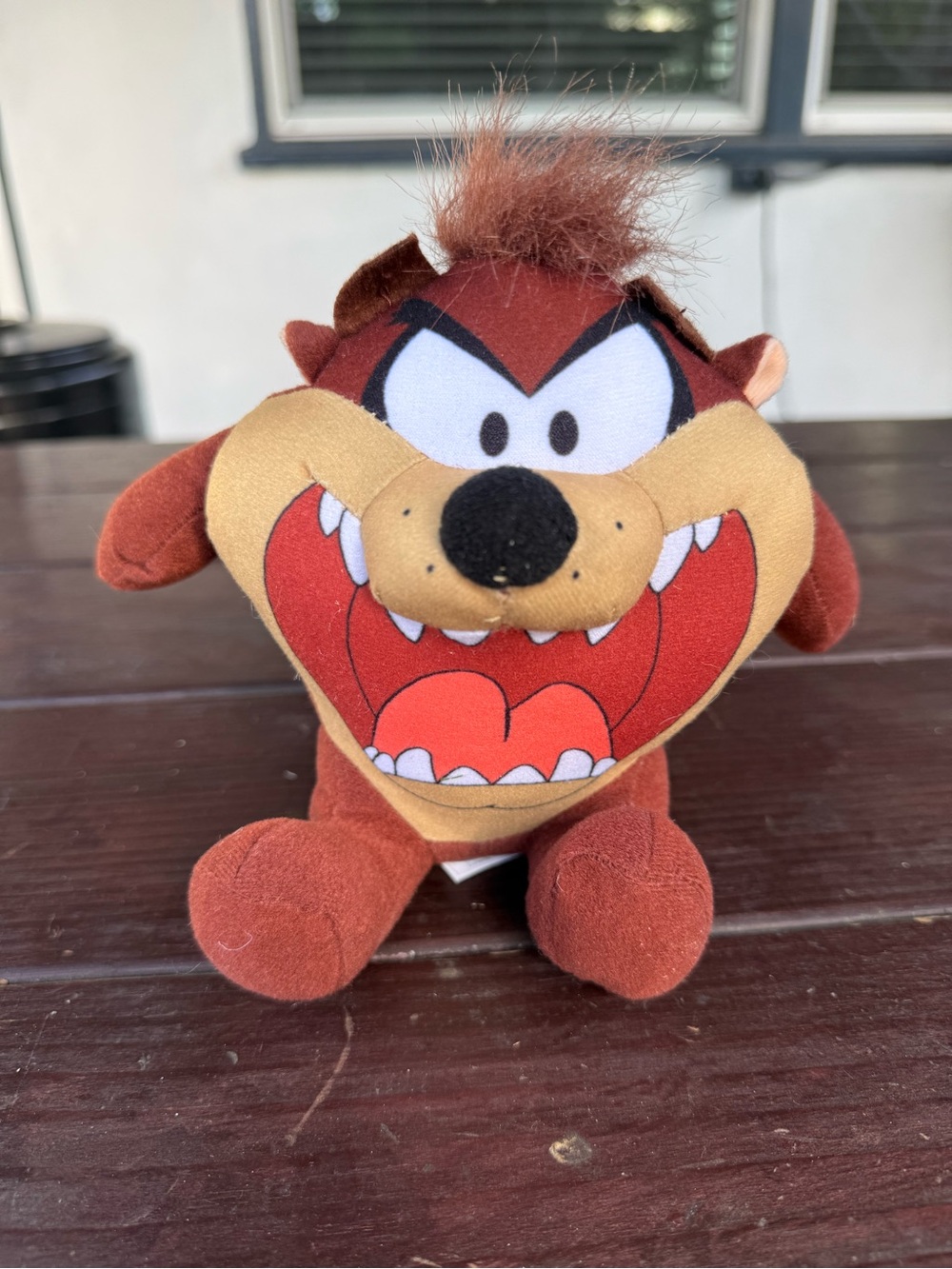 Warner Bros. Looney Tunes Taz Tasmanian Devil Brown Plush 7” Stuffed Animal